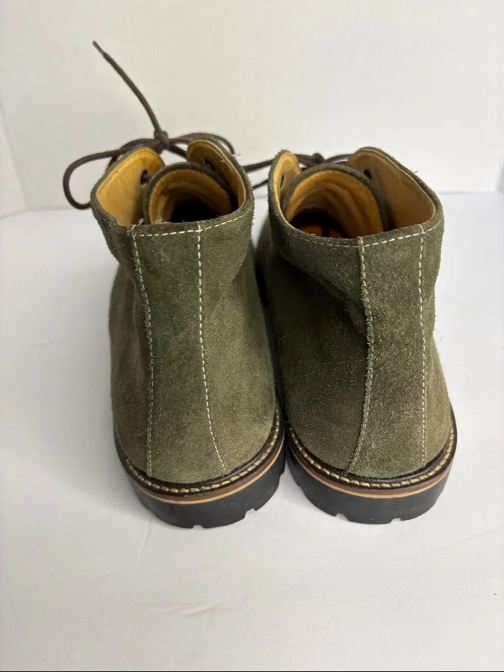 Martin Dingman Olive Suede Chukka Boot
